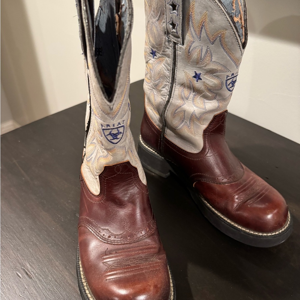 Ariat Women's Heeled Boots - Brown and Cream